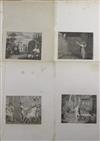 WILLIAM BLAKE Group of 11 etchings.